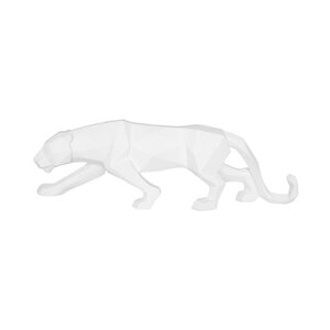 Mat bijela skulptura PT LIVING Origami Panther