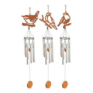 Set od 3 viseća karijona s motivom ptica Esschert Design