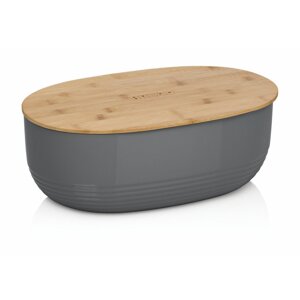 Siva staklenka za kruh Kela Namur, 37,5 x 23 cm