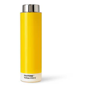Žuta  boca za vodu za put od tritana 500 ml Yellow 012 – Pantone