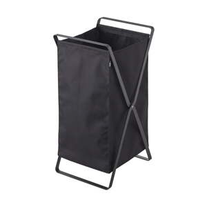 Crna košara za rublje YAMAZAKI Tower Laundry