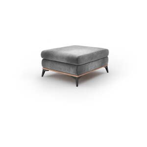 Sivi puf s baršunastim navlakom Windsor & Co Sofas Astre
