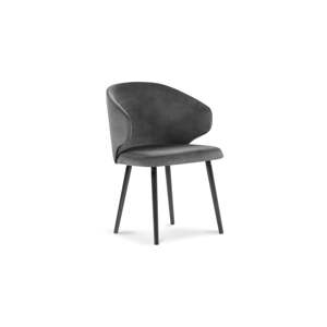 Tamno siva blagovaonska stolica Windsor & Co Sofas Nemesis