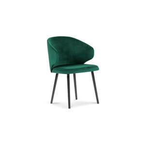 Zelena baršunasta blagovaonska stolica Windsor & Co Sofas Nemesis