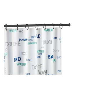 Crna teleskopska šipka za tuš zavjesu Wenko Shower Curtain Rod