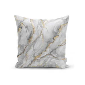 Jastučnica Minimalist Cushion Covers Marble With Hint Of Gold, 45 x 45 cm