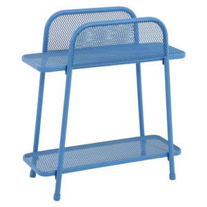 Plavi metalni stolić za balkon Garden Pleasure MWH, visina 70 cm