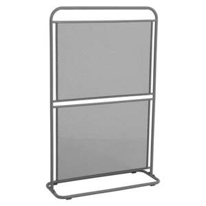 Tamnosivi metalni paravan za balkon Garden Pleasure MWH, 124 x 80 cm