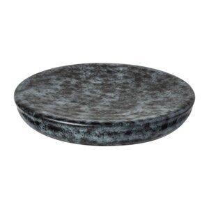 Sivi pladanj od kamenine Costa Nova Roda Mimas, ⌀ 16 cm