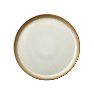 Krem plitki tanjur od kamenine Bitz Basics Cream, ⌀ 27 cm