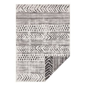 Crno-krem vanjski tepih NORTHRUGS Biri, 120 x 170 cm