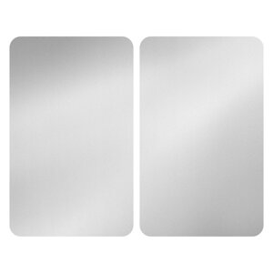 Set od 2 staklena poklopca za štednjak Wenko Universal Silver