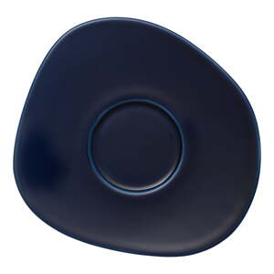 Tamnoplavi porculanski tanjurić Villeroy & Boch Like Organic, 17,5 cm
