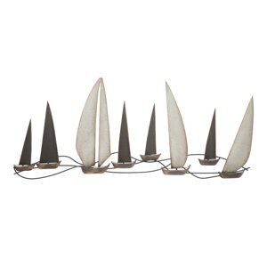 Metalni zidni ukras 119x51 cm Regata – Mauro Ferretti
