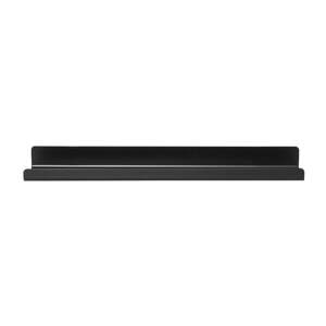Crna metalna kupaonska polica Blomus, dužine 51 cm