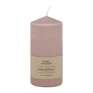 Roza svijeća Eco candles by Ego dekor Top, vrijeme gorenja 30 h