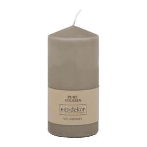 Smeđa svijeća Eco candles by Ego dekor Top, vrijeme gorenja 30 h