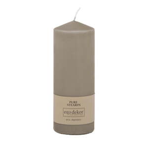 Smeđa svijeća Eco candles by Ego dekor Top, vrijeme gorenja 50 h