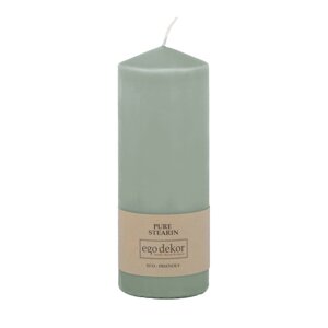 Tikrizno-plava svijeća Eco candles by Ego dekor Top, vrijeme gorenja 50 h