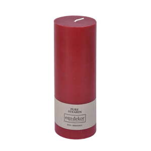 Crvena svijeća Eco candles by Ego dekor Friendly, vrijeme gorenja 60 h