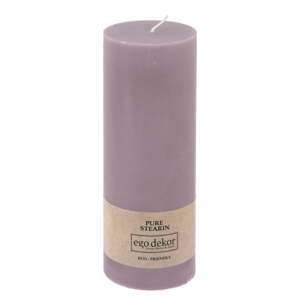 Ljubičasta svijeća Eco candles by Ego dekor Friendly, vrijeme gorenja 60 h