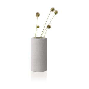 Svijetlo siva vaza Blomus buket, visina 24 cm