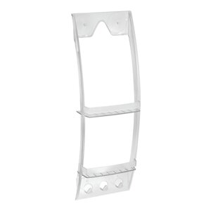 Prozirni držač za kupaonicu iDesign, 23 x 73 cm