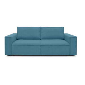 Tirkizna sklopiva sofa od samta 245 cm Nihad – Bobochic Paris