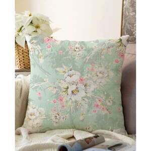 Zelena jastučnica s udjelom pamuka Minimalist Cushion Covers Blossom, 55 x 55 cm