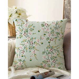 Zelena jastučnica s udjelom pamuka Minimalist Cushion Covers Bloom, 55 x 55 cm