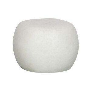 Bijeli okrugao stolić za kavu ø 50 cm Pebble – vtwonen