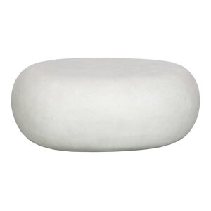Bijeli stolić za kavu 49x65 cm Pebble – vtwonen