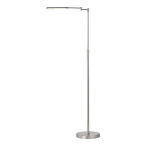 LED stojeća svjetiljka u srebrnoj boji s metalnim sjenilom (visina 130 cm) Nami – Fischer & Honsel
