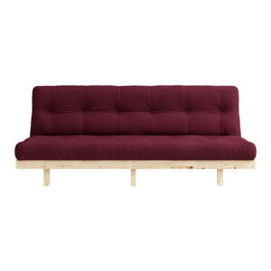 Kauč na rasklapanje Karup Design Lean Raw Bordo