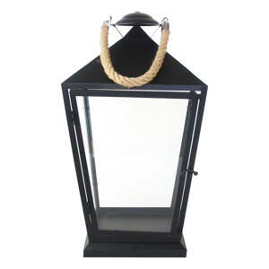 Esschert Design Klasična crna lampa, visina 45,6 cm