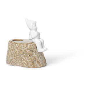 Božićni svijećnjak od porculana i keramike Kähler Design, dužine 9 cm