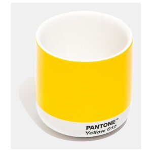 Žuta  keramička šalica 175 ml Cortado Yellow 012 – Pantone