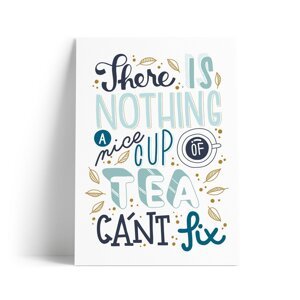 Tisak s motivom A Nice Cup of Tea Printintin, format A4