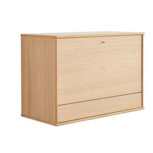Zidni vinski ormarić u hrastovom dekoru 89x61 cm Mistral 004 - Hammel Furniture