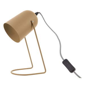 Smeđa stolna lampa Leitmotiv Enchant, visina 30 cm