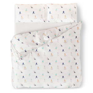 Flanelska posteljina za bračni krevet/za produženi krevet 200x220 cm Snuggy Aspen – Restilo