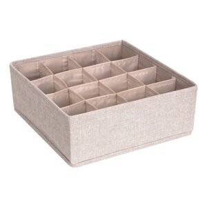 Bež organizator ladica sa 16 pretinaca Bigso Box of Sweden Drawer