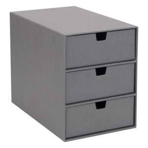 Siva kutija s 3 ladice Bigso Box of Sweden Ingrid