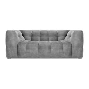 Siva baršunasta sofa Windsor & Co Sofas Vest, 208 cm