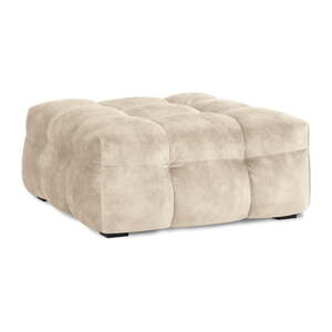 Bež baršunasti tabure Windsor & Co Sofas Vesta