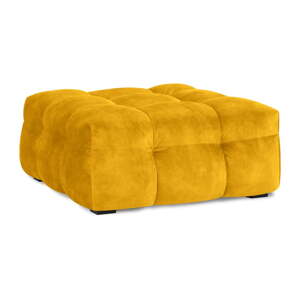 Žuti baršunasti tabure Windsor & Co Sofas Vesta