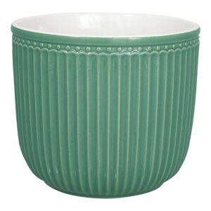 Zelena keramička tegla za cvijeće Green Gate Alice, ø 14 cm
