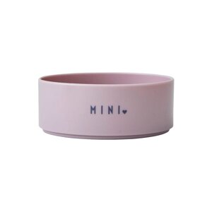 Ružičasta dječja zdjelica Design Letters Mini Sweetheart, ø 11 cm