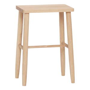 Barska stolica od hrastovine Hübsch Folk, visina 52 cm