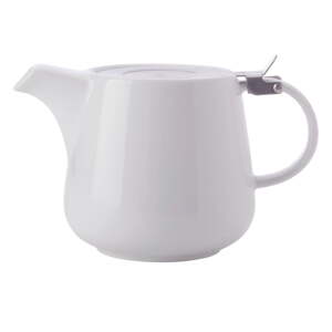 Bijeli porculanski čajnik s Maxwell & Williams Basic cjediljkom, 1,2 l